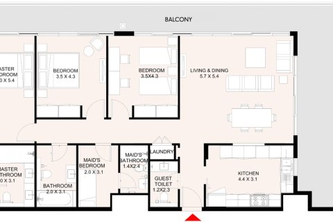 2 bedrooms Apartment in Aljada, UAE No. 170490 10