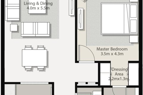 Apartment de 33m² en Aljada, UAE No. 170489 7