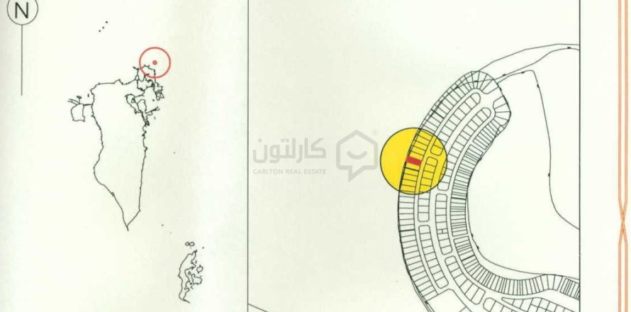 Land de 803m² en Amwaj Islands, Bahrain No. 109401