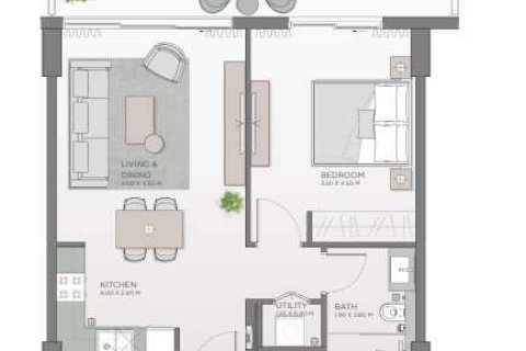 Appartement de 1 chambre  No. 108651 5