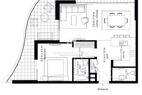 1 غرف نوم شقة  رقم 129747 18