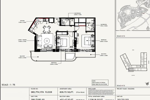 Appartement de 1 chambre à Dubai, UAE No. 140904 29
