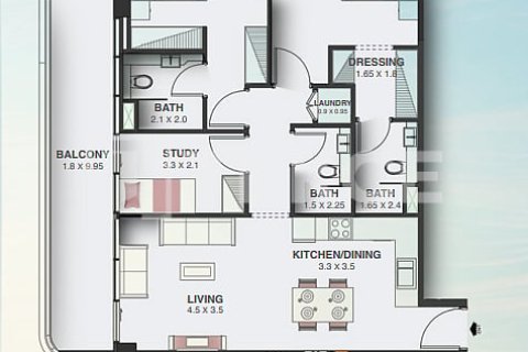 2 غرف نوم شقة في Dubai Land, الإمارات العربية المتحدة رقم 147440 14
