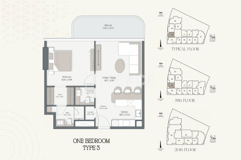 1 غرف نوم شقة في دبي, الإمارات العربية المتحدة رقم 147437 21