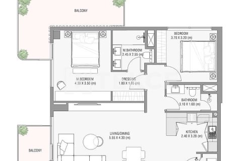 Apartment de 1 dormitorio en Dubai, UAE No. 104353 4