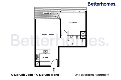 Apartment de 1 dormitorio en  Al Maryah Island, UAE No. 12923 12