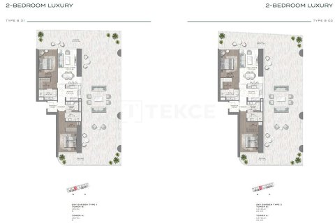 Penthouse de 4 dormitorios en Dubai Harbour, UAE No. 92289 25