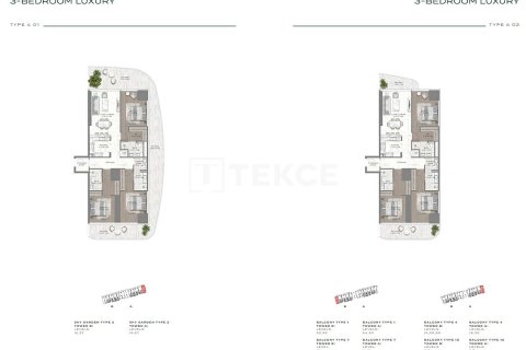 Penthouse de 4 dormitorios en Dubai Harbour, UAE No. 92289 28