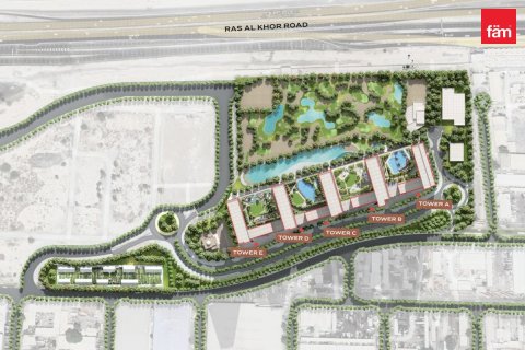 Apartment de 1 dormitorio en Ras Al Khor, UAE No. 210739 13