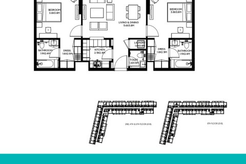 3 bedrooms Apartment in Aljada, UAE No. 170486 9