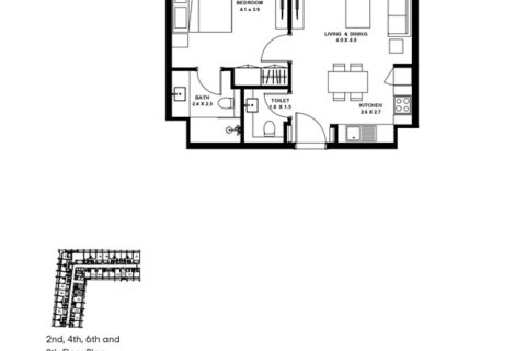 1 bedroom Apartment in Aljada, UAE No. 170481 4