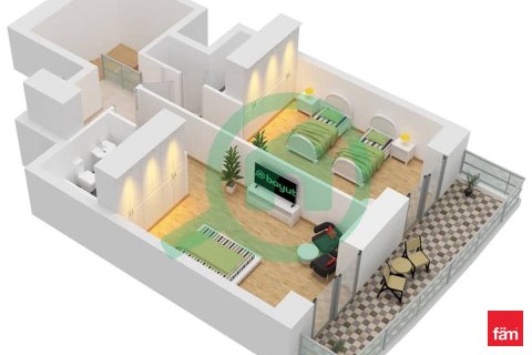 Квартира с 2 спальнями в Дубай Марина, ОАЭ №146349 7