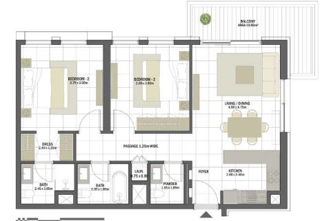 2 غرف نوم شقة  رقم 108794 6