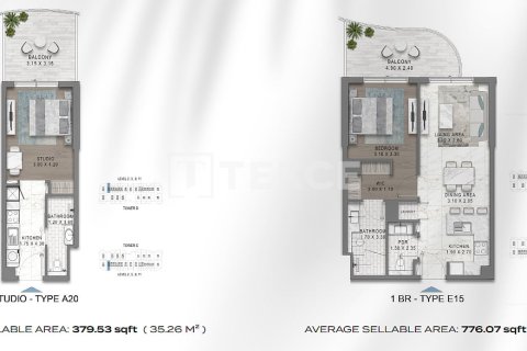 Appartement de 2 chambres à Golf City, UAE No. 205644 25