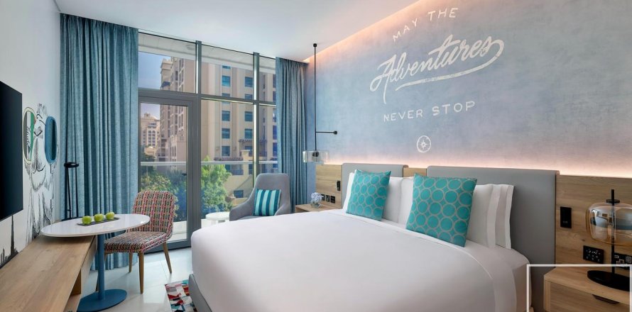 Апартаменты в отеле с 1 комнатой в Пальма Джумейра, ОАЭ №136520