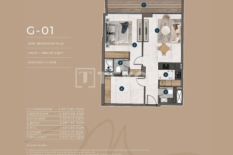 Apartment de 2 dormitorios en Jumeirah Village Circle, UAE No. 145118 14