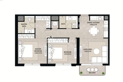1 غرف نوم شقة في Town Square, الإمارات العربية المتحدة رقم 186147 14