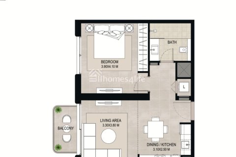 1 غرف نوم شقة في Town Square, الإمارات العربية المتحدة رقم 186147 12