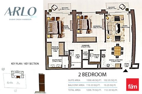 Apartment de 2 dormitorios en Dubai, UAE No. 135614 11