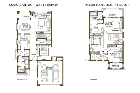 Villa de 4 chambres à Samara, UAE No. 199139 3