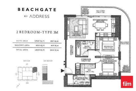 Appartement de 2 chambres à Dubai Harbour, UAE No. 146341 11