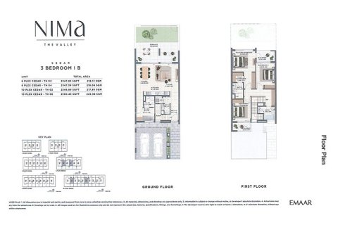 Townhouse de 3 dormitorios en The Valley, UAE No. 162196 4