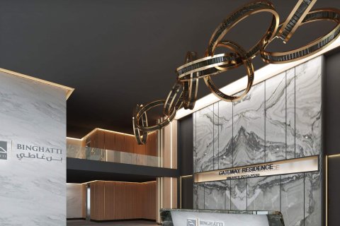 1 غرف نوم شقة في BINGHATTI GATEWAY APARTMENTS Al Jaddaf, الإمارات العربية المتحدة رقم 95407 4