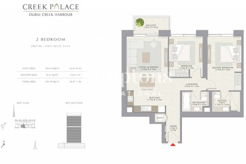 2 bedrooms Apartment in Dubai Creek Harbour (The Lagoons), UAE No. 151332 6