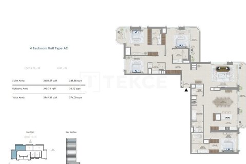 Apartment de 4 dormitorios  No. 105932 14