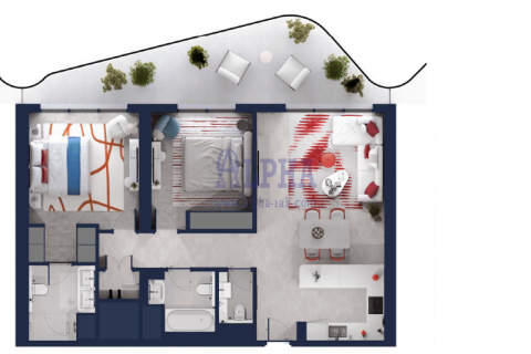Apartment de 2 dormitorios en Al Marjan Island, UAE No. 105907 5