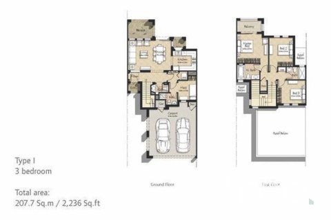 3 غرف نوم فيلا في Mira Oasis 3, الإمارات العربية المتحدة رقم 174205 12