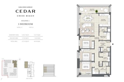 Apartment de 3 dormitorios  No. 108687 3