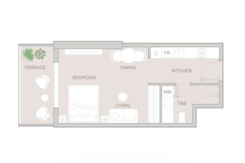 Appartement de Studio à Jumeirah Village Triangle, UAE No. 170458 4