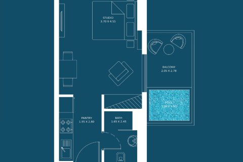 Apartamento tipo estudio Estudio en Dubai Silicon Oasis, UAE No. 170459 18