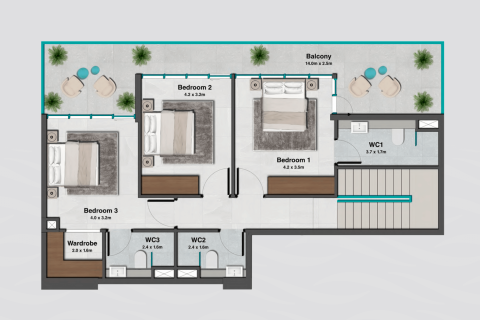 Apartamento tipo estudio Estudio en Jumeirah Village Circle, UAE No. 170454 19