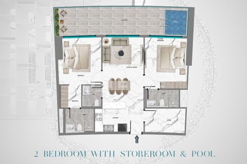 Studio Apartment in Majan, UAE No. 172286 20