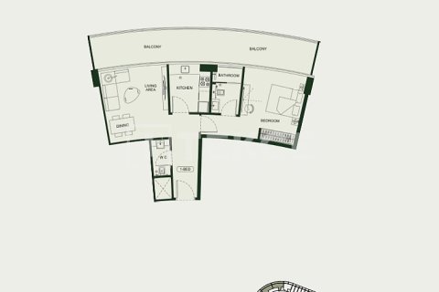 Apartamento tipo estudio Estudio en Arjan, UAE No. 172287 23