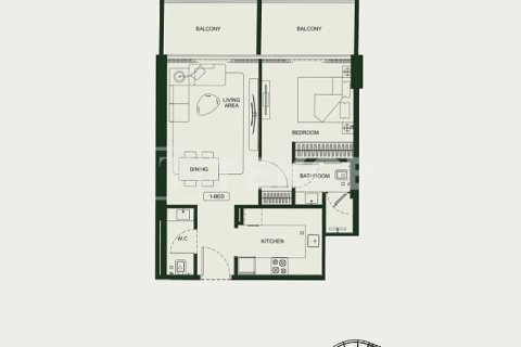 Apartamento tipo estudio Estudio en Arjan, UAE No. 172287 25