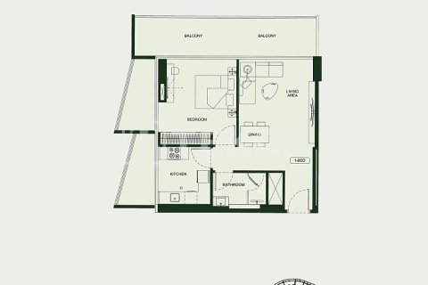 Apartamento tipo estudio Estudio en Arjan, UAE No. 172287 24