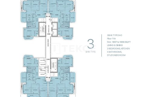 Appartement de 3 chambres  No. 135319 29