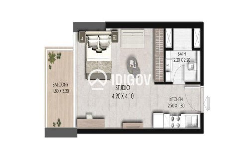 Studio Apartment in Dubai Sports City, UAE No. 184485 26