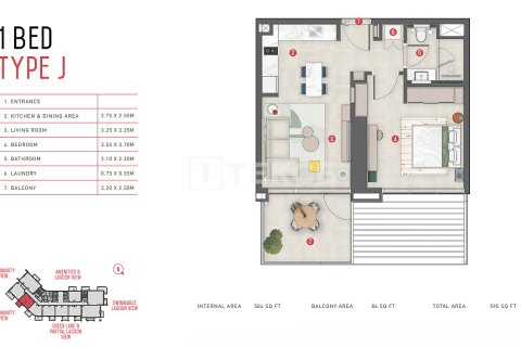 Apartment de 2 dormitorios en Meydan, UAE No. 156412 19