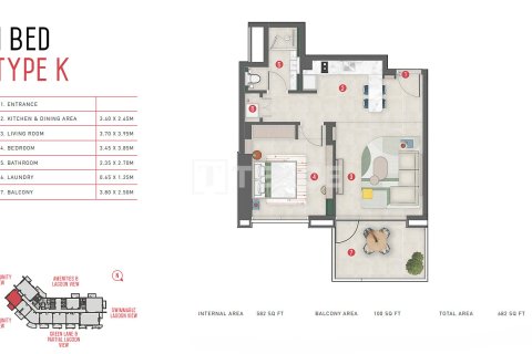 Apartment de 2 dormitorios en Meydan, UAE No. 156412 18