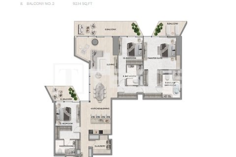 Apartment de 1 dormitorio en Al Reem Island, UAE No. 156415 4