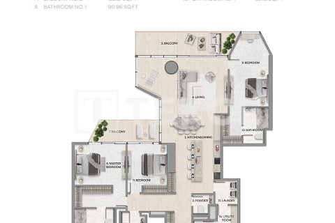 Apartment de 3 dormitorios en Al Reem Island, UAE No. 156417 4