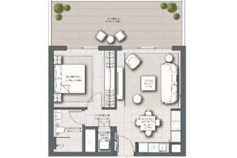 Квартира с 1 спальней  №109090 5