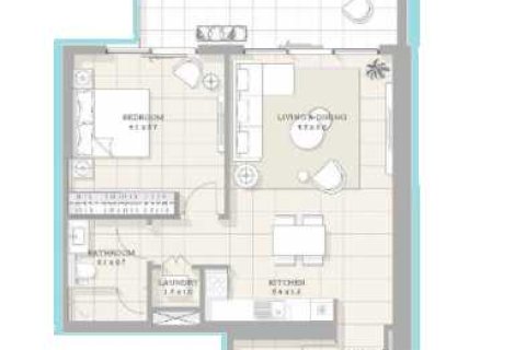 Квартира с 1 спальней в BLUEWATERS BAY,  №109095 4