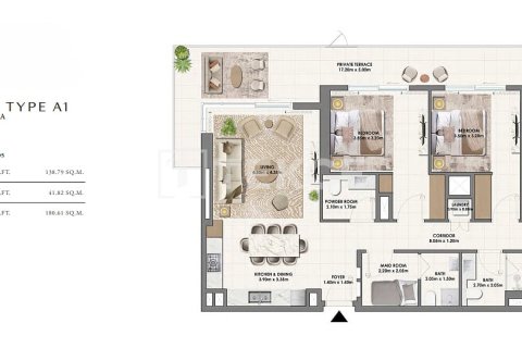 3 غرف نوم شقة في دبي هيلز استيت, الإمارات العربية المتحدة رقم 140103 13