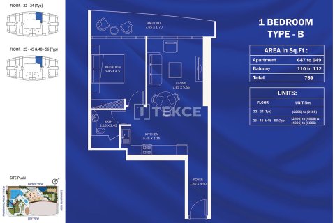 Квартира с 2 спальнями в Jumeirah Village Triangle, ОАЭ №140102 27