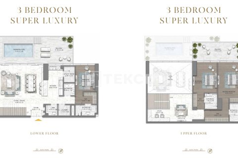 Penthouse de 3 chambres à Al Safa, UAE No. 199592 6